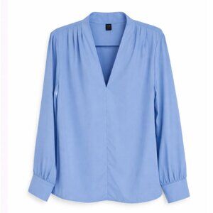 SHEIN V-Neck Long Sleeve Blouse - L